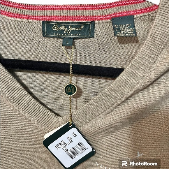 Nwt Bobby Jones Yellowstone Club in Canyon Sweater Vest - L - Picture 6 of 8